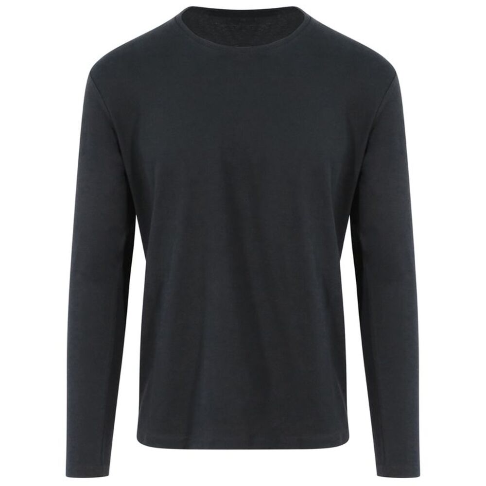 Ecologie Mens Erawan Natural Long-Sleeved T-Shirt / Jet Black